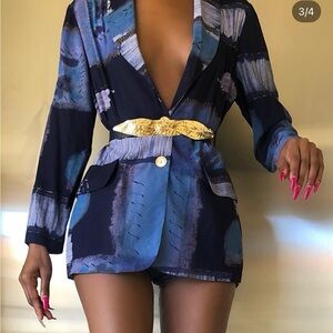 Vintage Kensington Square Lightweight Blazer